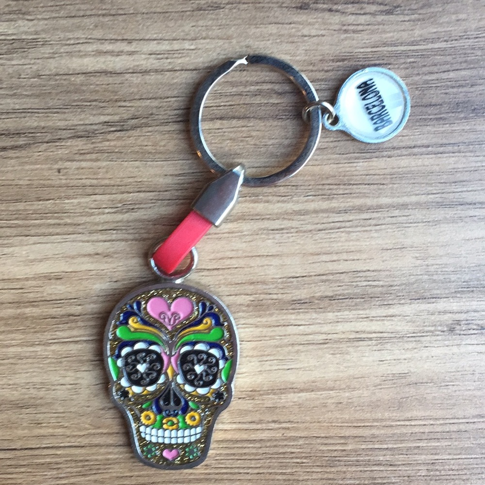 Skull Keychain from Barcelona Spain